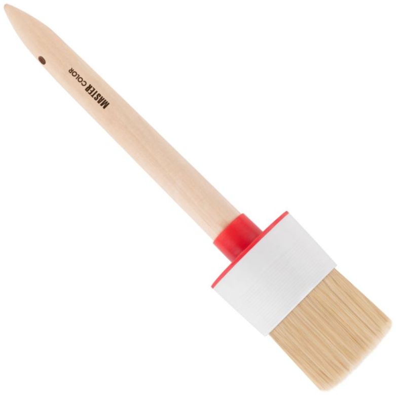 Кисть круглая 55 мм Master Color 30-0408, натуральная щетина - фото