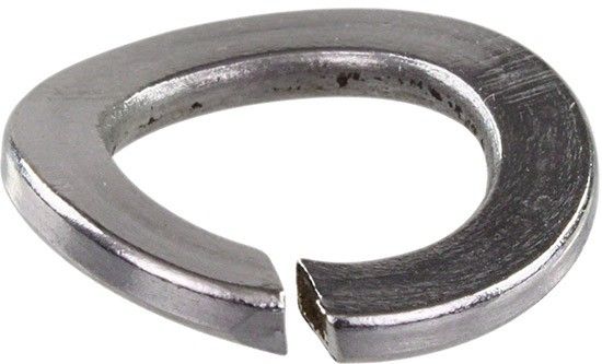 Шайба пружинная М5 DIN 128 форма B (волнистая), нержавеющая сталь 1.4310 - фото