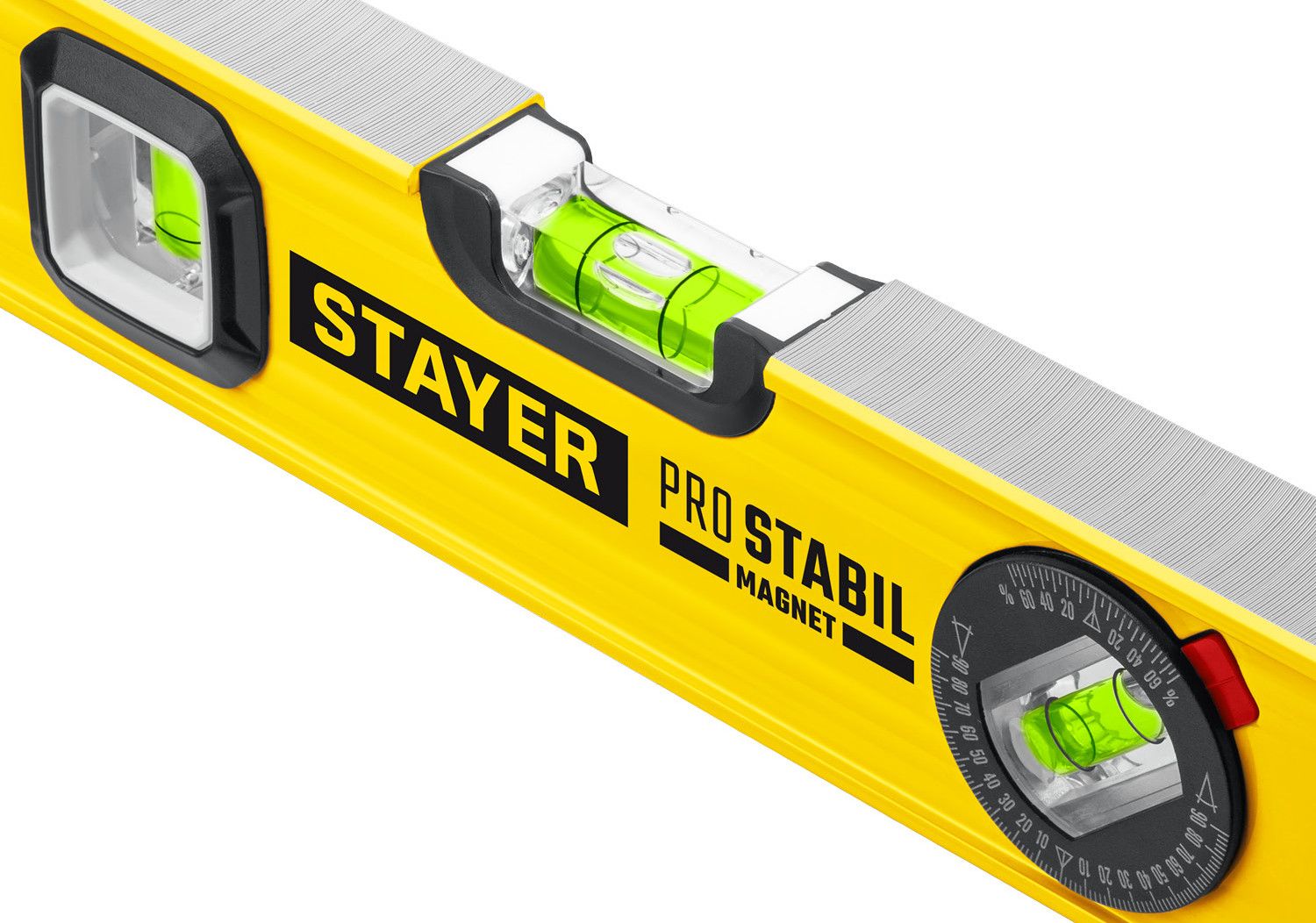 Уровень магнитный с поворотным глазком Stayer Pro Stabil Professional, усиленный - фото