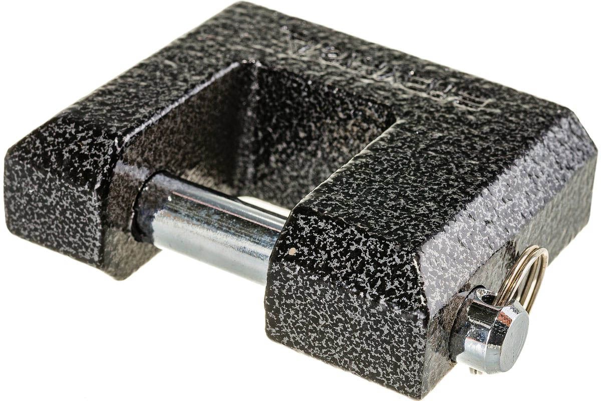 Замок навесной усиленный 80 мм П-образный Master Stayer 37143-80 - фото