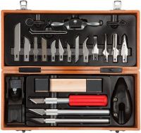 Изображение товара Набор для резьбы по дереву ЗУБР 18377-H23, сталь У8А, 23 предмета в кейсе