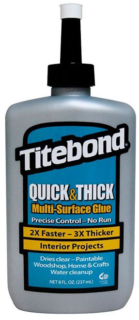 Клей столярный Titebond Quick Thick, 237 мл - фото