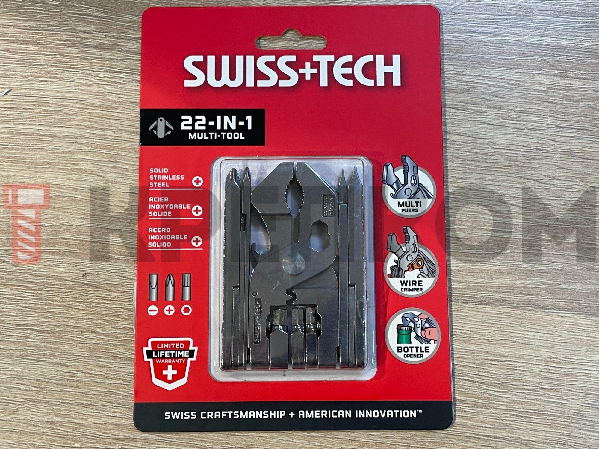 Микро-мультитул 22 в 1 Swiss+Tech ST53130 - фото
