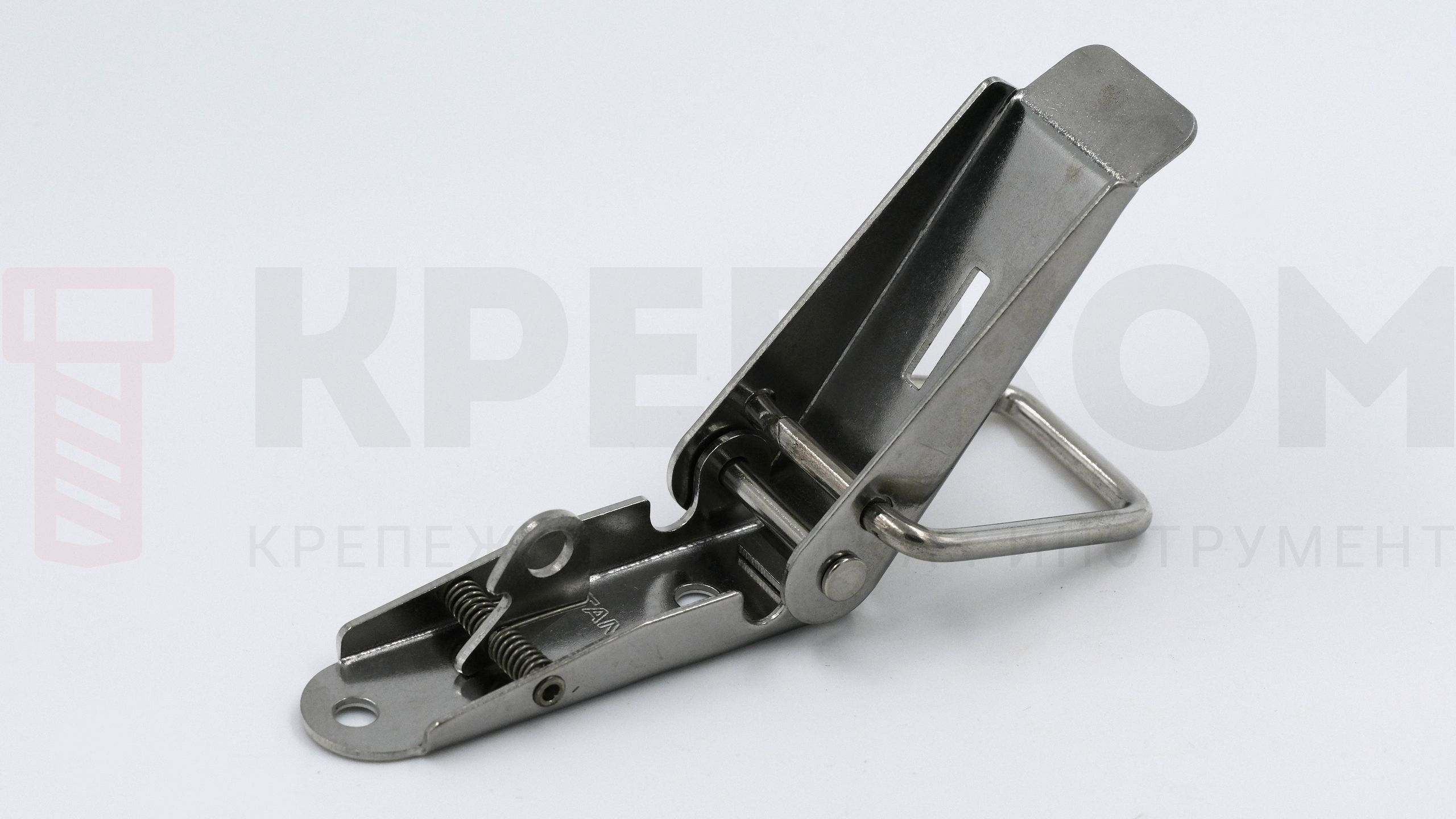 Замок-защелка с ушком L=36 B317C-304, нержавеющая сталь А2 - фото