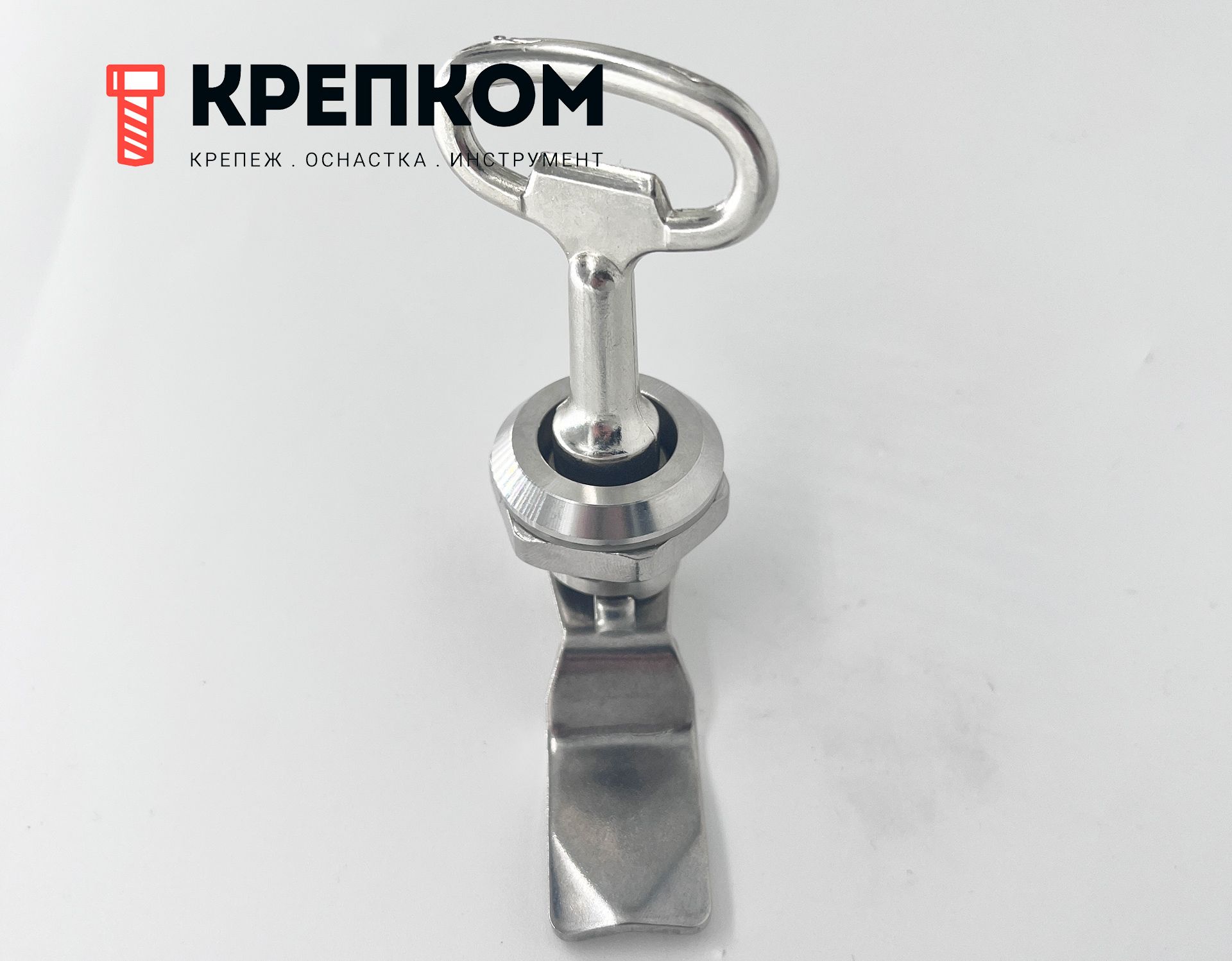 Замок щитовой квадратный FD25C-2VK , нержавеющая сталь А2 - фото