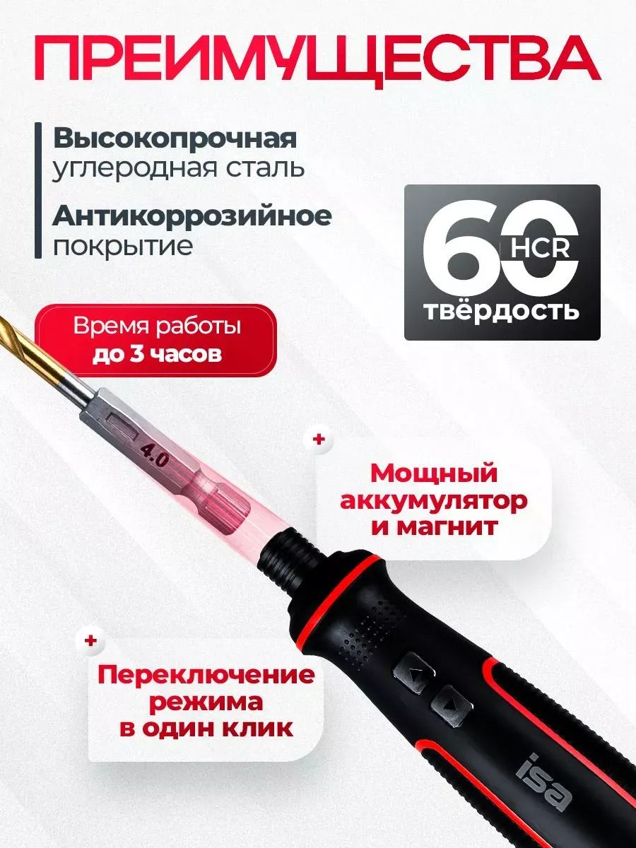Набор инструментов 41 в 1 ISA T-41 IS611124 - фото