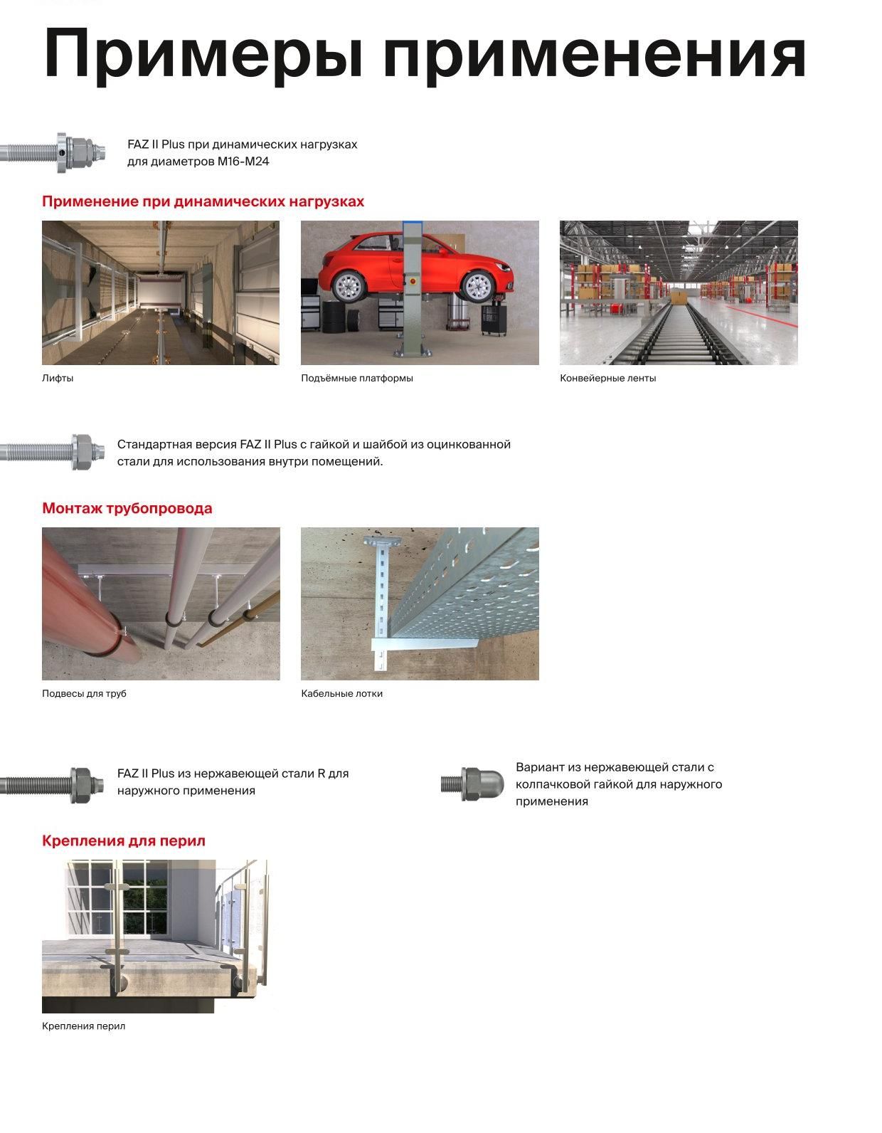 Анкер с гайкой 12/10 ZP FAZ II Plus Fischer 564586, оцинкованная сталь - фото