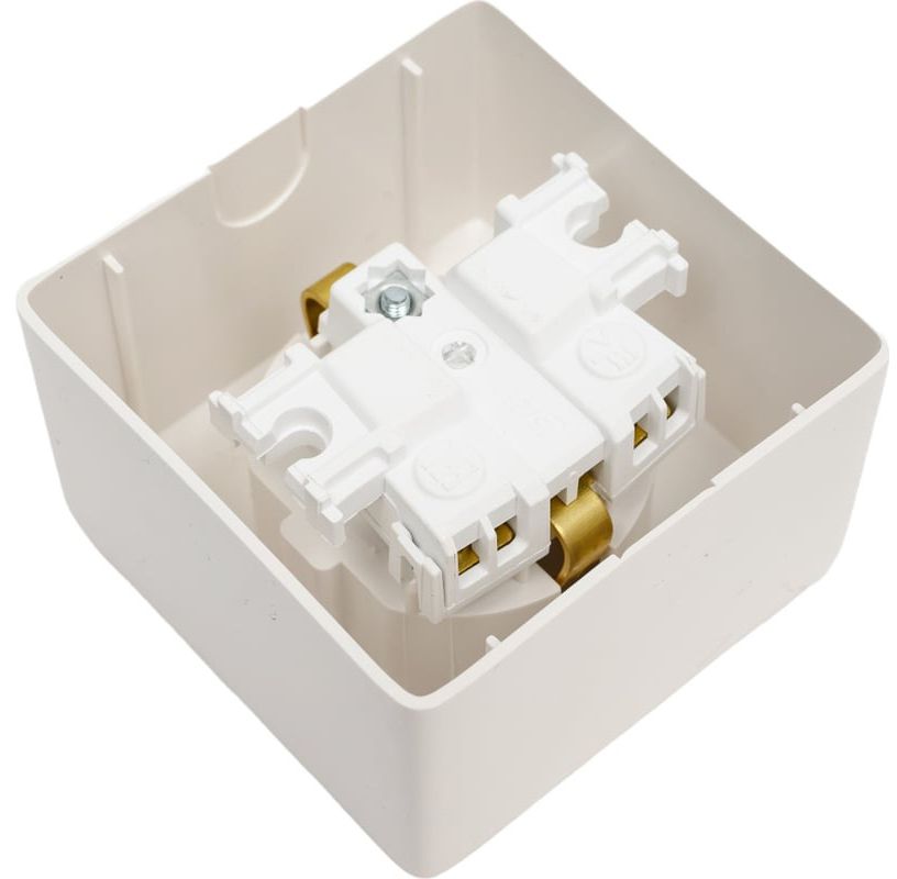 Розетка белая 1-м. ОП 16А IP20 250В с заземлением Хит Systeme Electric RA16-133-B - фото