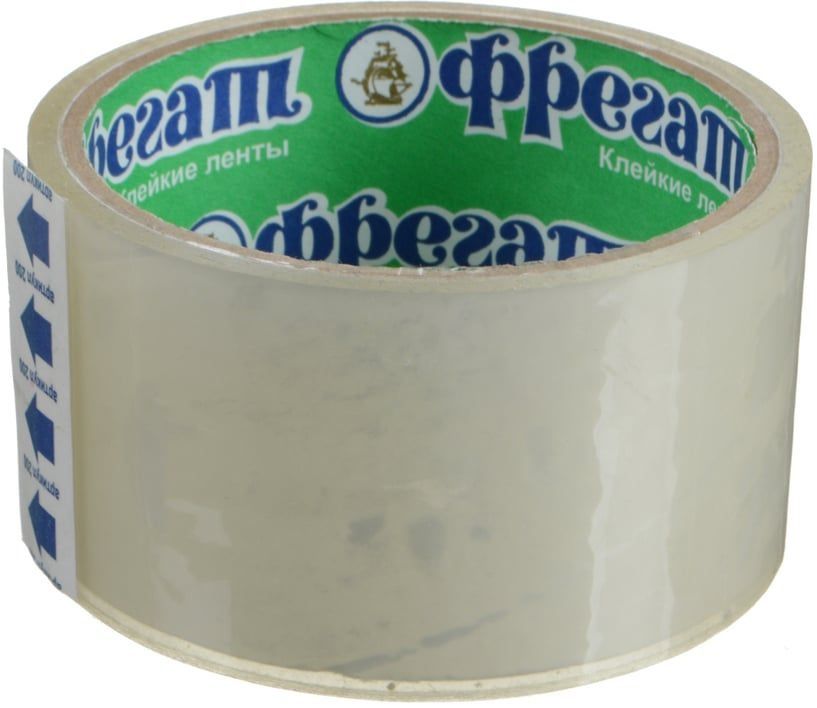 Лента клейкая прозрачная Фрегат - фото