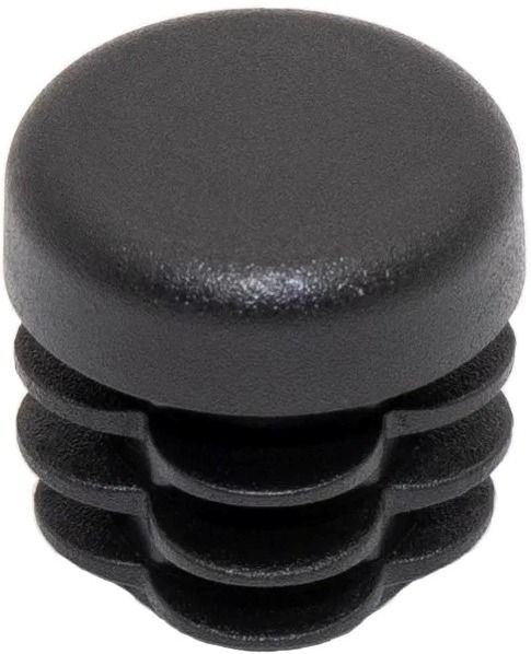 Заглушка внутренняя плоская для круглых труб ПЧН, пластик, цвет в ассортименте - фото