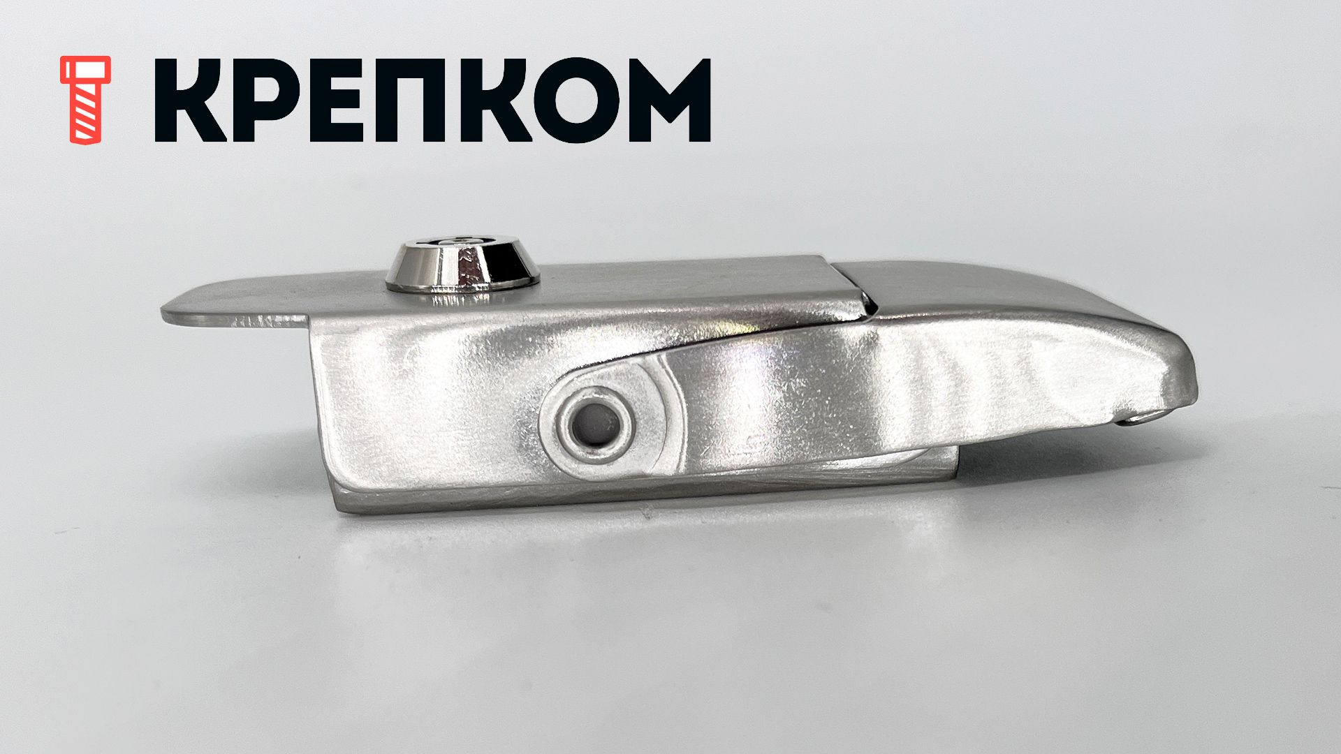 Защелка с замком L=94 B219C-4, нержавеющая сталь А2, 50 шт - фото