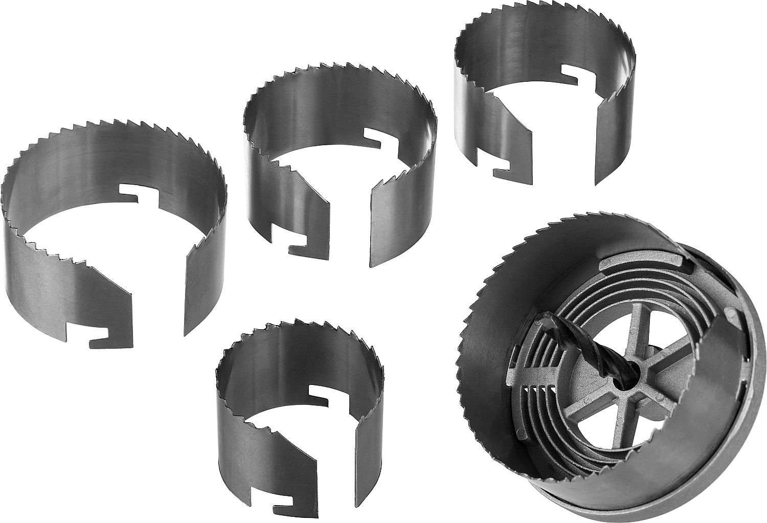 Пила по дереву кольцевая усиленная наборная 60-95х32 мм Professional Stayer 2957-095, 5 шт - фото