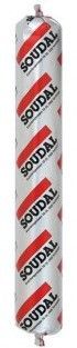 Герметик силиконовый кислотный для остекления 600 мл Soudal Silicone AC 102545 белый - фото