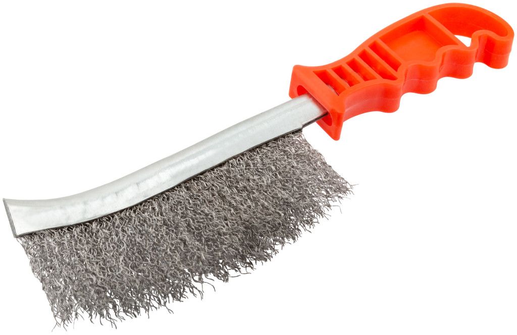 Щетка гофрированная ручная тип A FIT 38410, сталь - фото