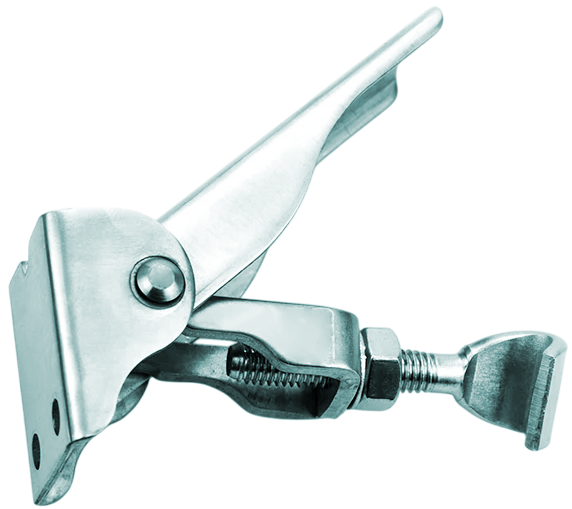 Защелка скрытого типа L=83 B67-7, оцинкованная сталь - фото