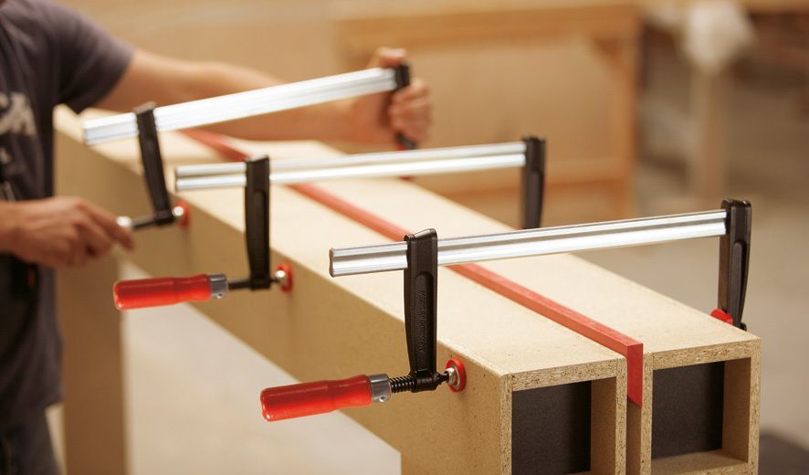 Струбцина F-образная чугунная 200х80 мм 5,5 кН Bessey TPN20B8BE - фото