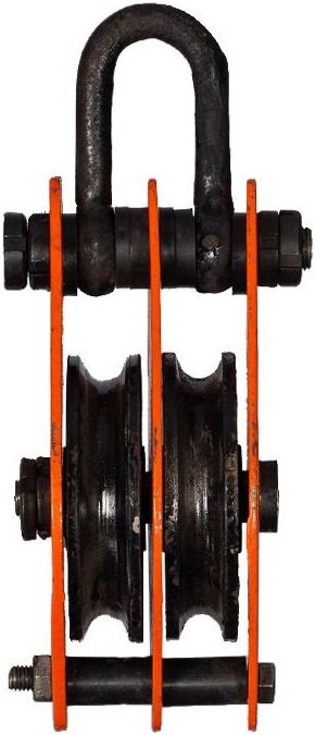 Блок шкивовый двухрольный с проушиной Сибталь - фото