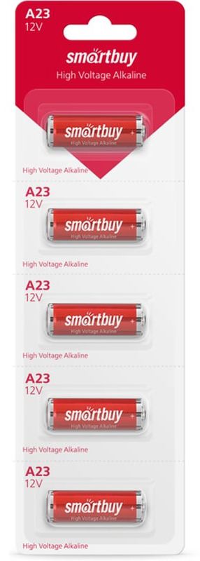 Батарейки A23 Smartbuy 558920, 5 шт - фото