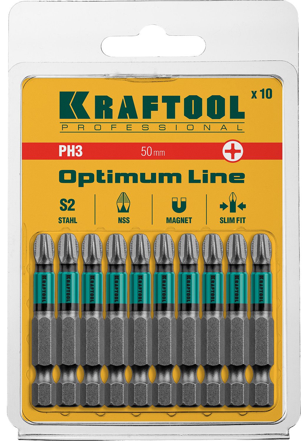 Набор бит PH Optimum Kraftool - фото
