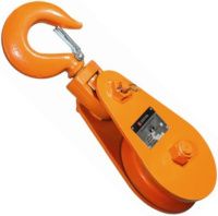 Блок шкивовый однорольный с крюком под канат 18-20 мм 4 т Сибталь LH 00013769