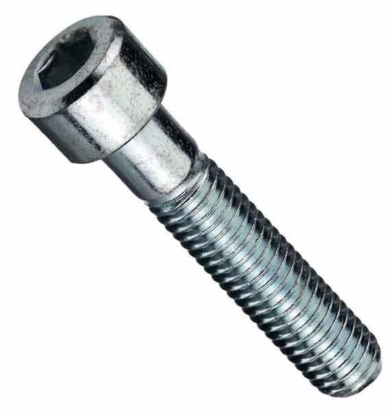 Винт с цилиндрической головкой и внутренним шестигранником М12х35 DIN 912, класс прочности 8.8, оцинкованная сталь - фото