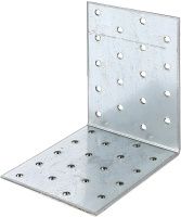 Уголок крепежный 100х100х80 мм Gah Alberts 332068, оцинкованная сталь