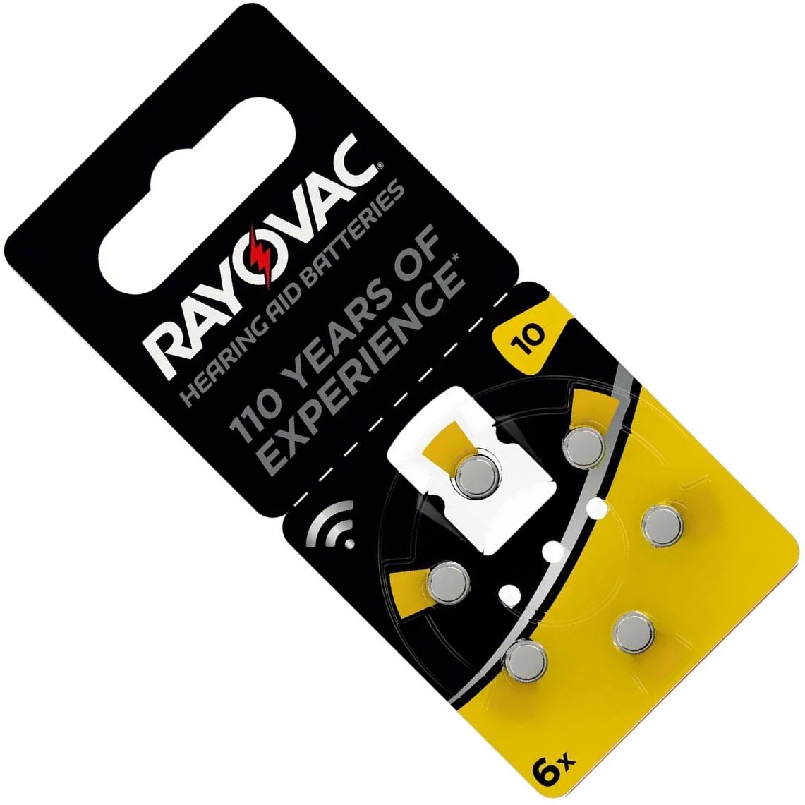 Изображение товара Батарейки для слухового аппарата Rayovac Acoustic Special Type 10, 6 шт в блистере