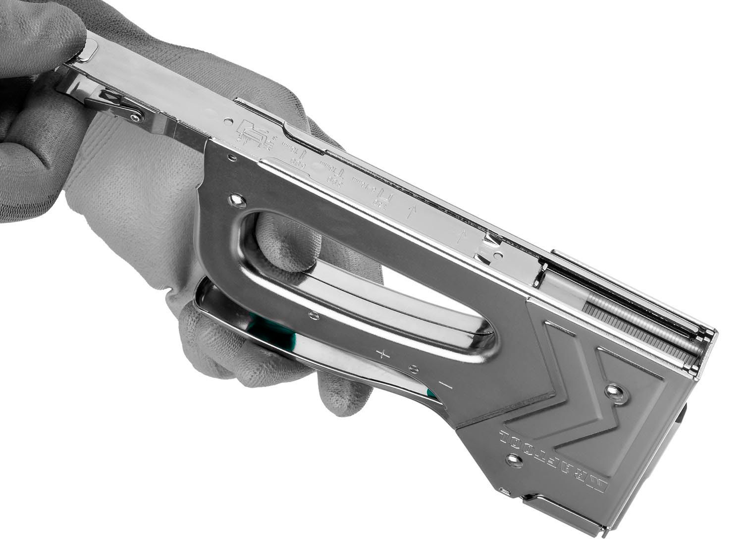 Степлер рессорный тип 140 (G/11/57) 20GA (6 -16 мм)/300/500 Hard-140 Kraftool 3185 - фото