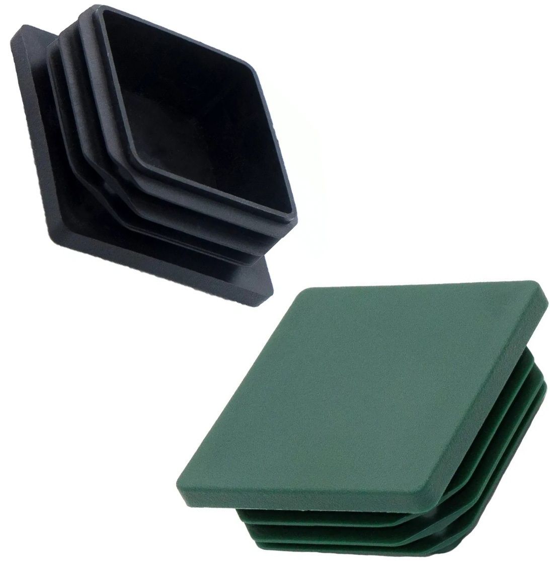 Заглушка внутренняя для квадратных труб ПЧН, пластик, цвет в ассортименте - фото