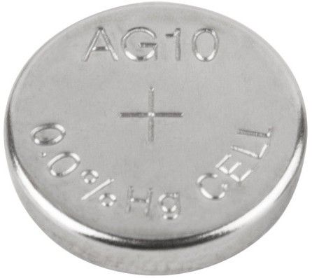 Батарейка щелочная тип таблетка AG10 1,5 В 80 мА·ч FIT LR54, 10 шт - фото