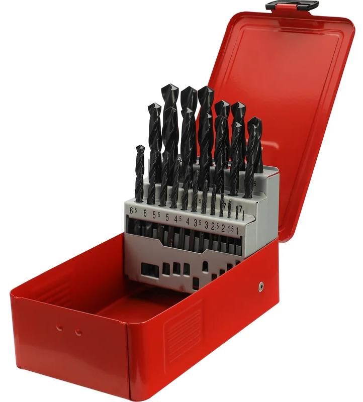 Набор сверл по металлу 1-13 мм HSS-R 118° DIN338 H-Tools Pro 205213PRO, 25 шт - фото