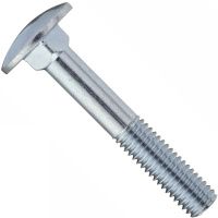 Болт мебельный М12х45 DIN 603, класс прочности 10.9, оцинкованная сталь