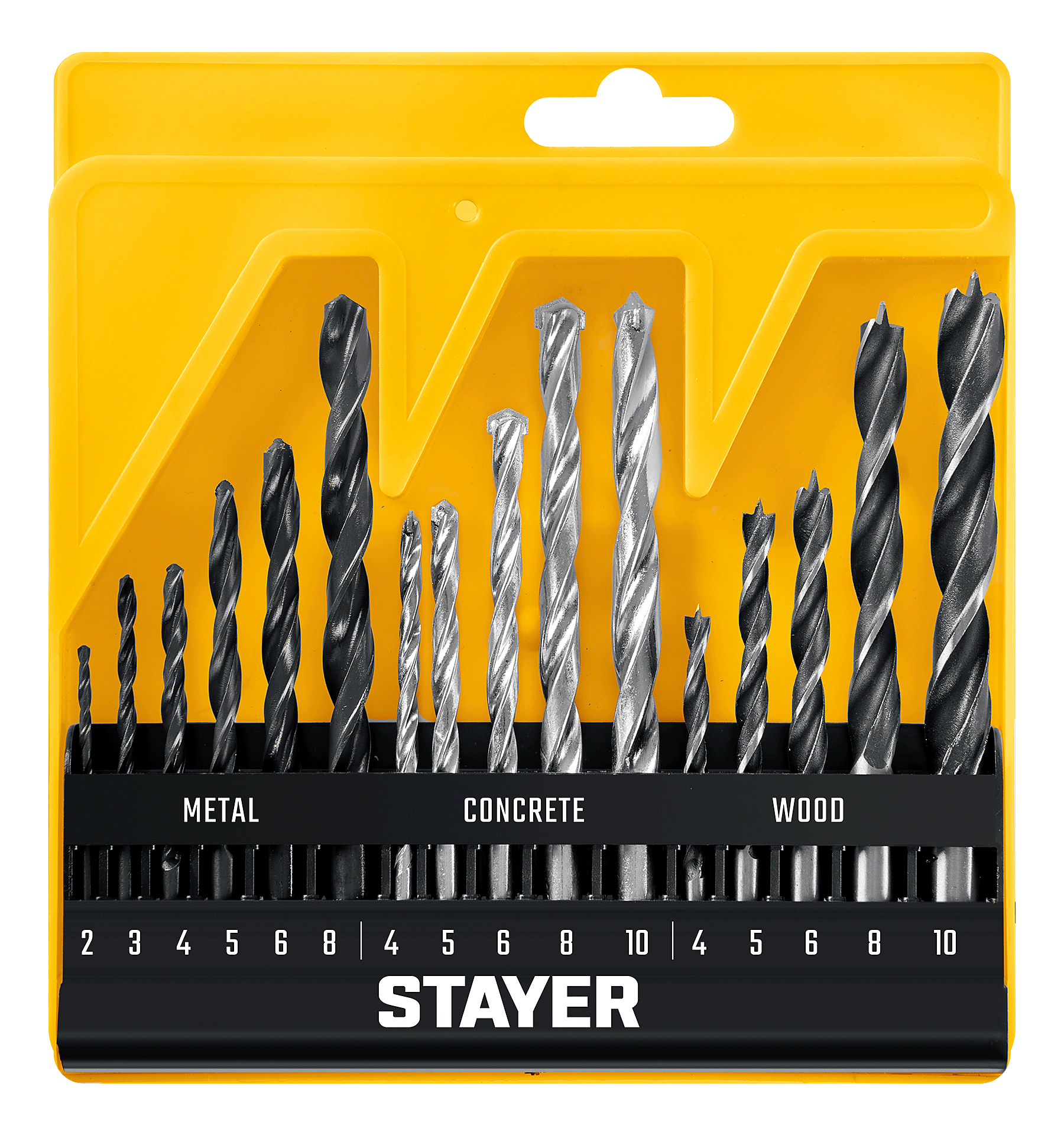 Набор комбинированных сверл Combi Stayer 29720-H16, 16 шт - фото