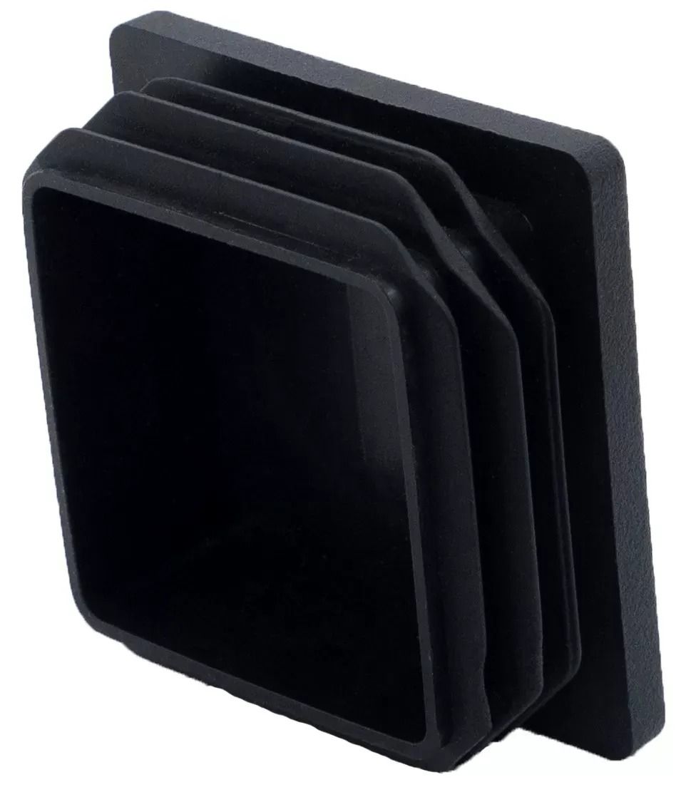 Заглушка внутренняя для квадратных труб ПЧН, пластик, цвет в ассортименте - фото