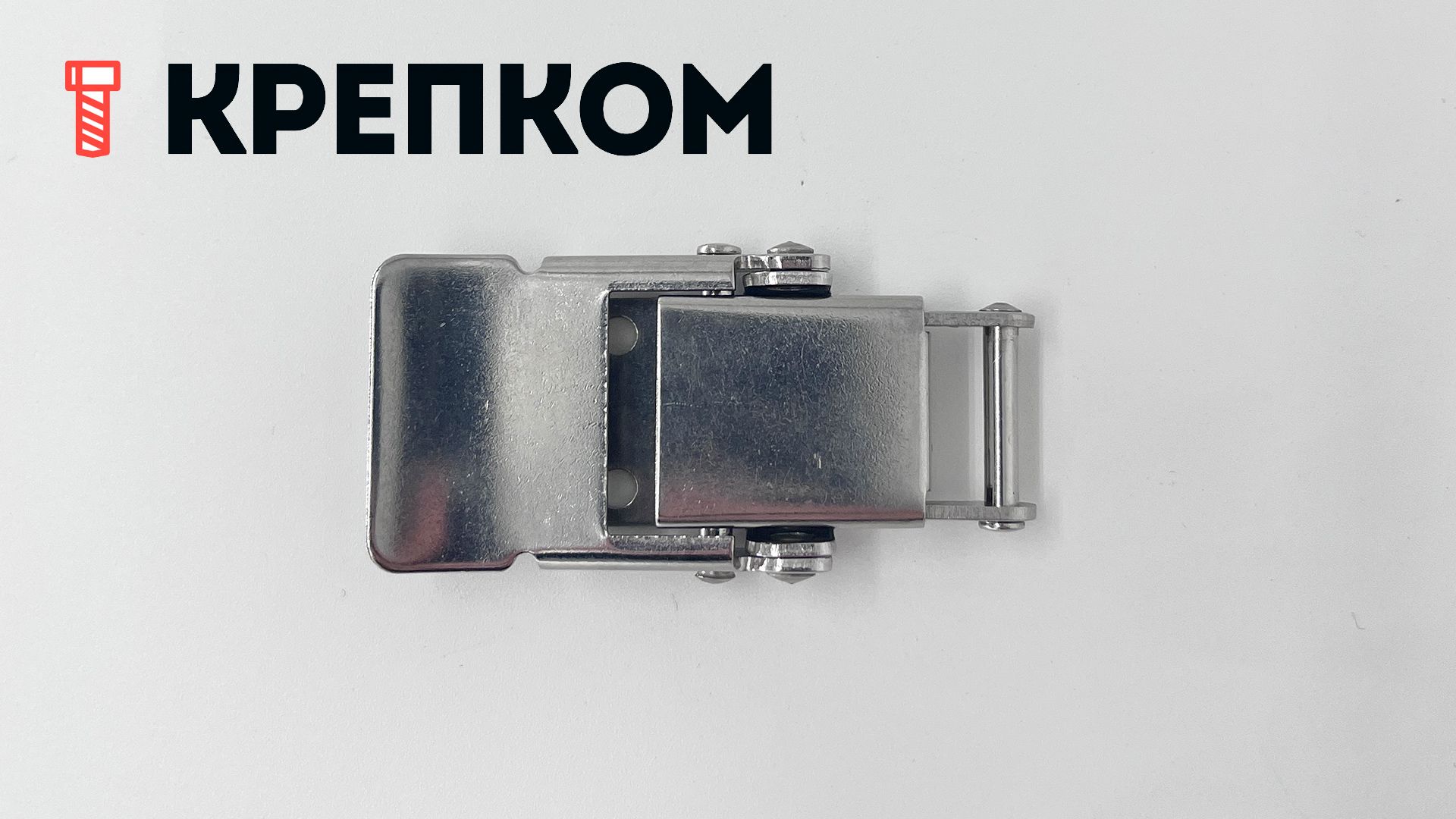 Замок-защелка L=41 B42C-2, нержавеющая сталь А2 - фото