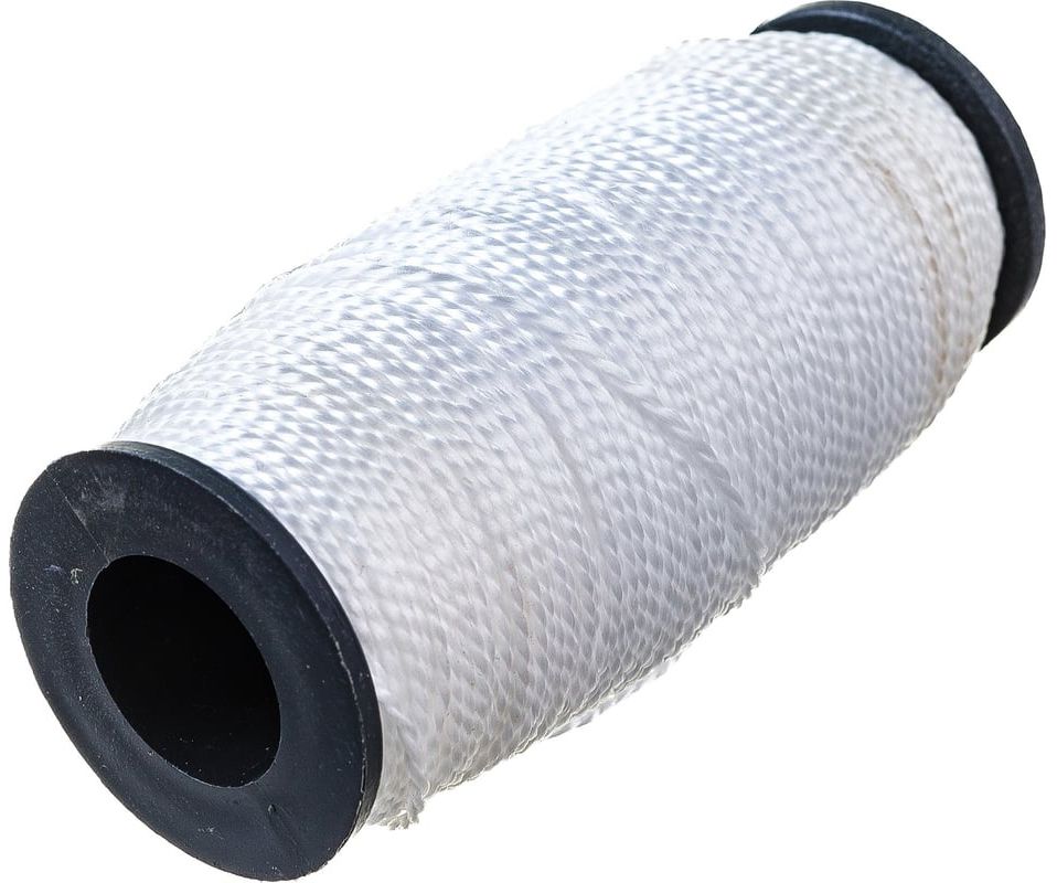 Шнур крученый полипропиленовый 1,5 мм 100 м СИБИН 50528, белый - фото