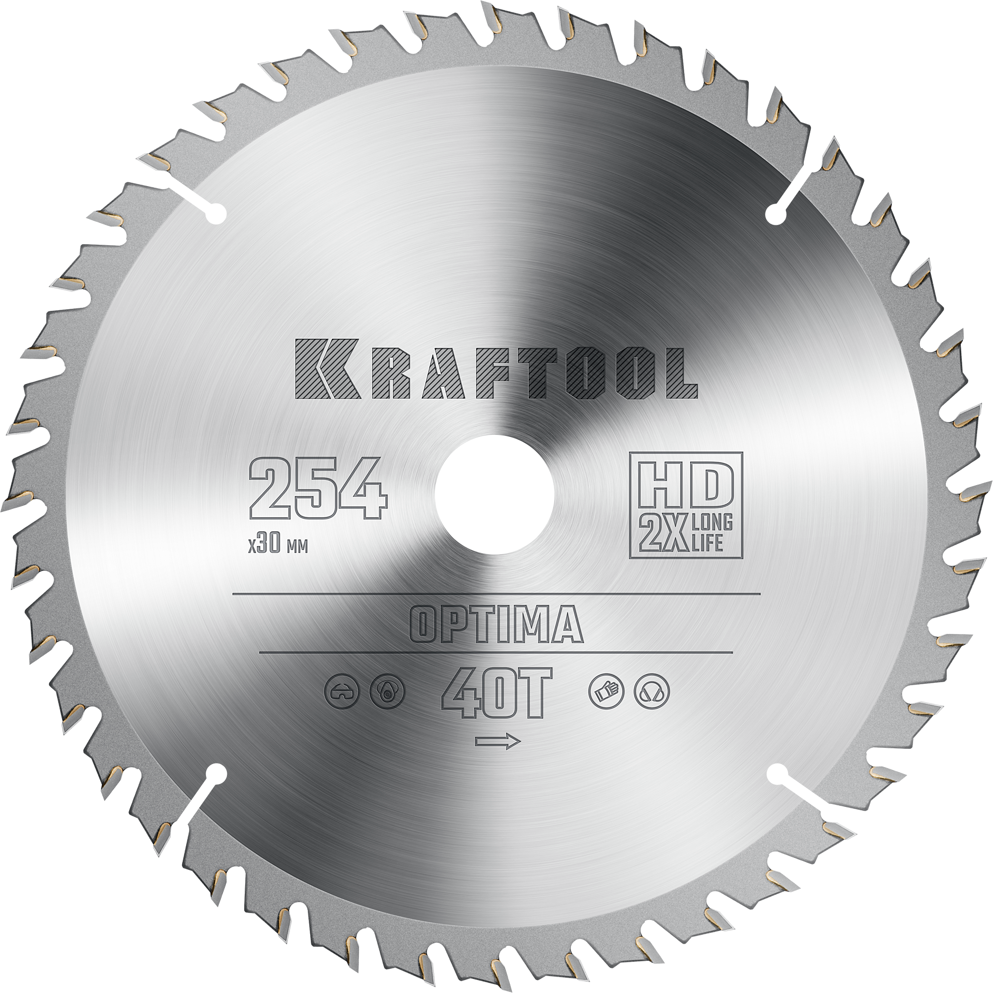 Диск пильный по дереву 300х32 мм 48Т Optima Kraftool, 36951-300-32 - фото
