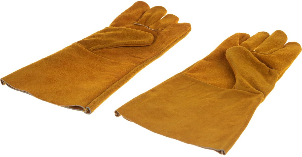 Краги термостойкие спилковые 350 мм XL (10) для сварки и механических работ Master Stayer 11330-XL - фото