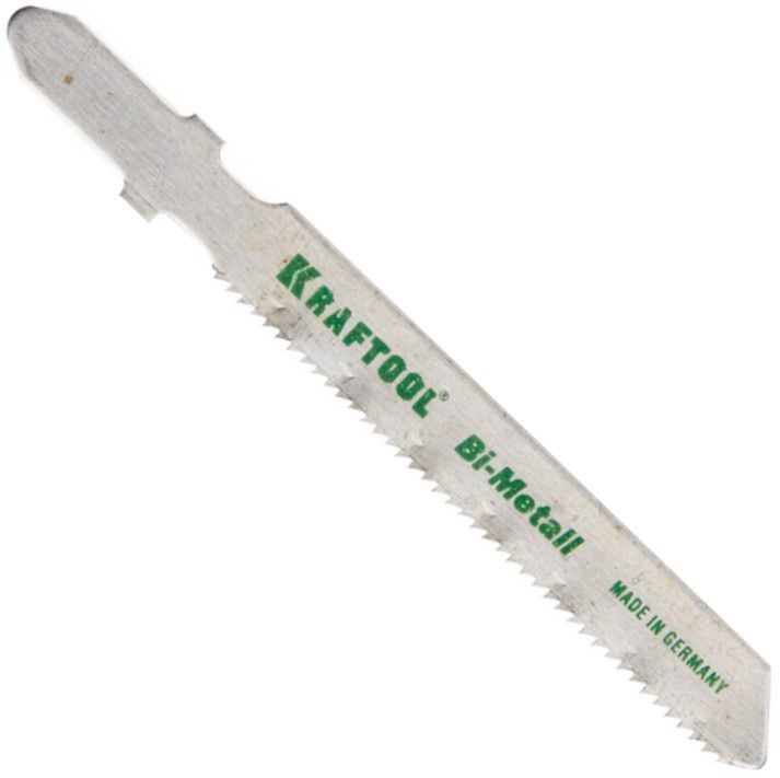Полотно по металлу для лобзика 75/50 мм, фигурный рез T118AF Kraftool 159555-1,2, биметалл, 2 шт - фото