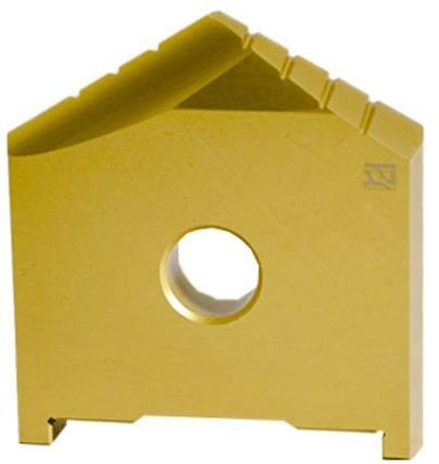 Сверло перовое по металлу (пластина) ГОСТ 25526-82 РИ, сталь Р6М5К5, покрытие TiN - фото