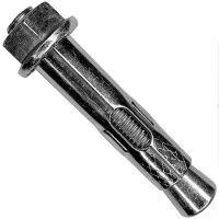 Анкер-болт 14х300 мм с гайкой LSI, оцинкованная сталь