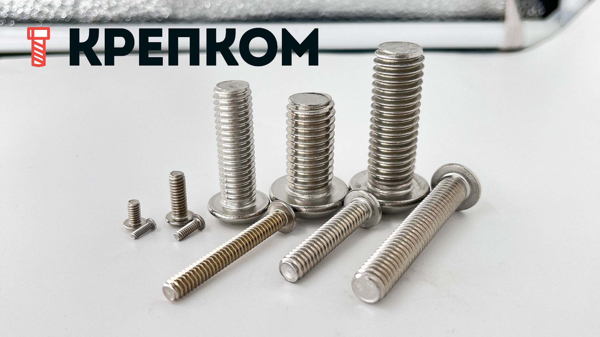 Винт с полукруглой головкой и внутренним шестигранником UNC  (аналог ISO 7380), нержавеющая сталь А2 - фото