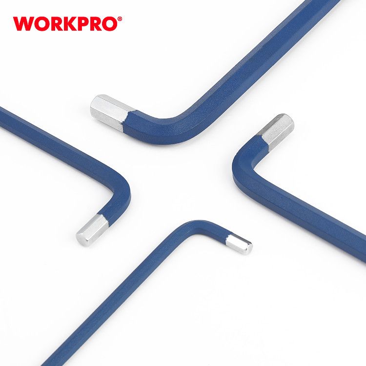 Набор шестигранных ключей с шариковой головкой Workpro PRO WP222010, 9 шт - фото