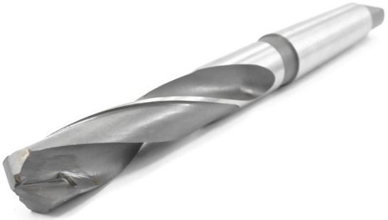 Сверло по металлу с коническим хвостовиком, с пластиной ВК8 РИ - фото