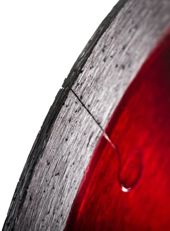 Диск алмазный 125х1,6 мм сплошная кромка с микропазами G/X-J по граниту, мокрый рез, Messer 01-34-125 - фото