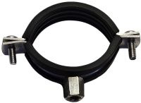 Хомут трубный двухвинтовой 42-47 мм (1 1/4") М8/М10 Vers NA001414, нержавеющая сталь W4