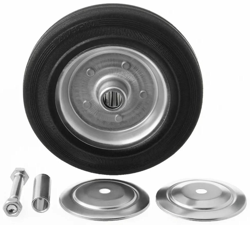 Колесо литая резина под ось 200 мм C 80L - фото