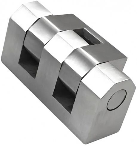 Петля для ящика 30х60 мм, нагрузка 132 кг, L245C-3, нержавеющая сталь А2 - фото