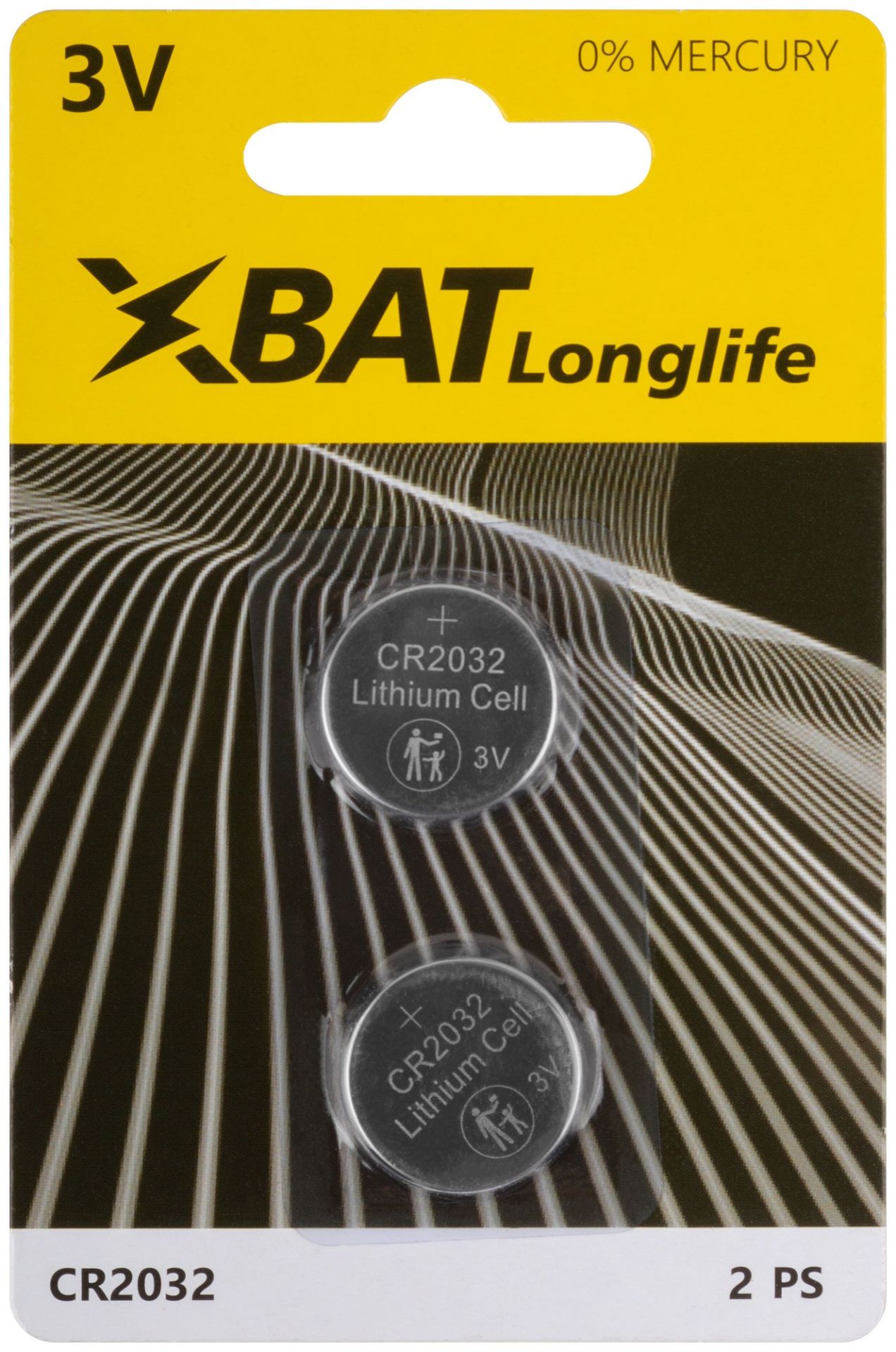 Батарейка литиевая CR2032 Хват 3В, FIT CR2032-2BPC, 2 шт - фото