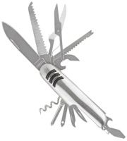 Нож складной, 12 в 1 КУРС 10546, нержавеющая сталь